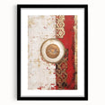 Abstract strokes wall art featuring bold black and white designs in a sleek frame with a mat, perfect for modern home decor or office settings. Ideal for adding a contemporary touch to any space.
