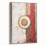 Framed abstract strokes wall art featuring elegant silver accents, showcasing a modern design that adds a sophisticated touch to any interior decor.