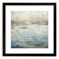 Abstract wall art featuring bold, colorful strokes in a black frame with a mat, perfect for modern decor and enhancing interior aesthetics. Ideal for art enthusiasts.