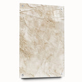 Abstract wall art design featuring vibrant strokes in shades of blue, pink, and gold, set in an acrylic glass frame with visible mounting pins to enhance decor aesthetics.