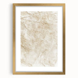 Abstract wall art featuring gold strokes on a white background, framed with a sleek mat, perfect for modern home decor and adding a touch of elegance.