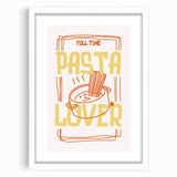 Abstract art print featuring swirling patterns in muted earth tones, displayed in a white frame.