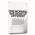 Bold Typography Art Print – Empowering Quote on Canvas