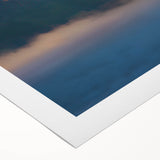 Stunning rolled canvas artwork depicting a vibrant landscape of towering cliffs and a serene ocean view, perfect for enhancing any living space or office decor.