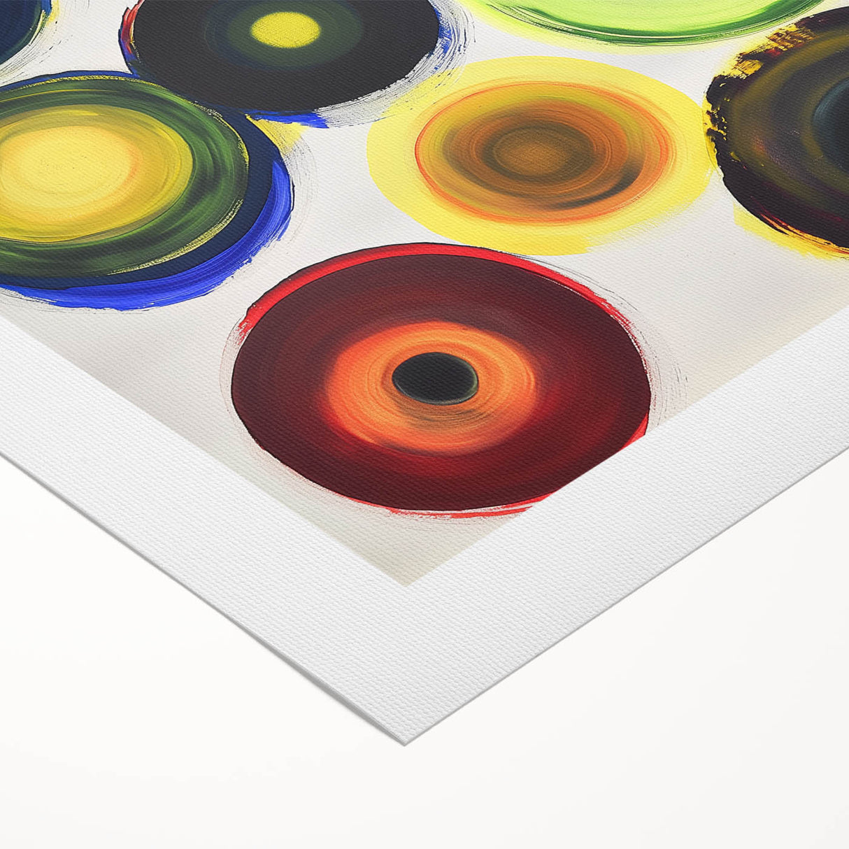 Colorful Abstract Bedroom Wall Art – Multicolor Canvas Prints