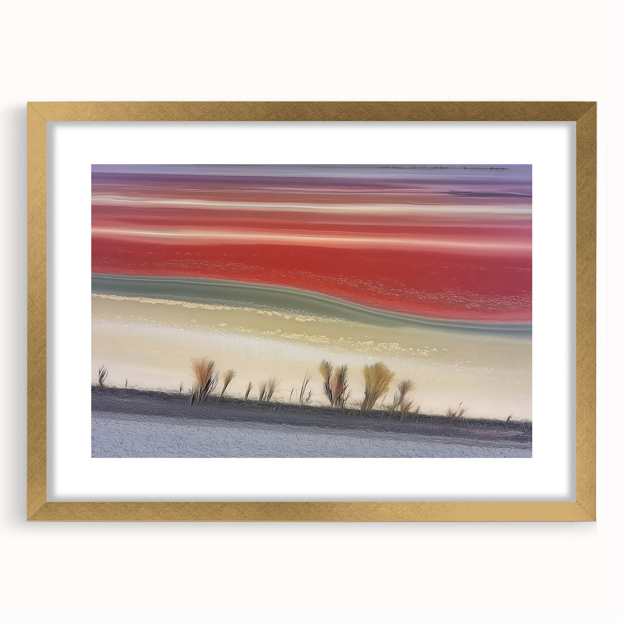 Abstract Office Wall Art – Multicolor Landscape Canvas Print