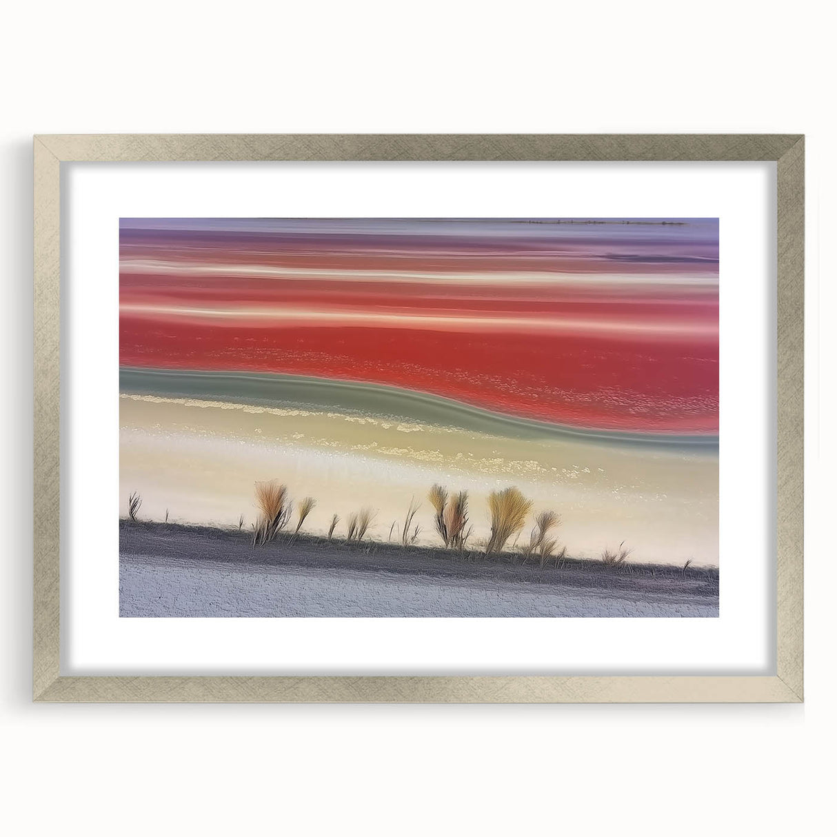 Abstract Office Wall Art – Multicolor Landscape Canvas Print