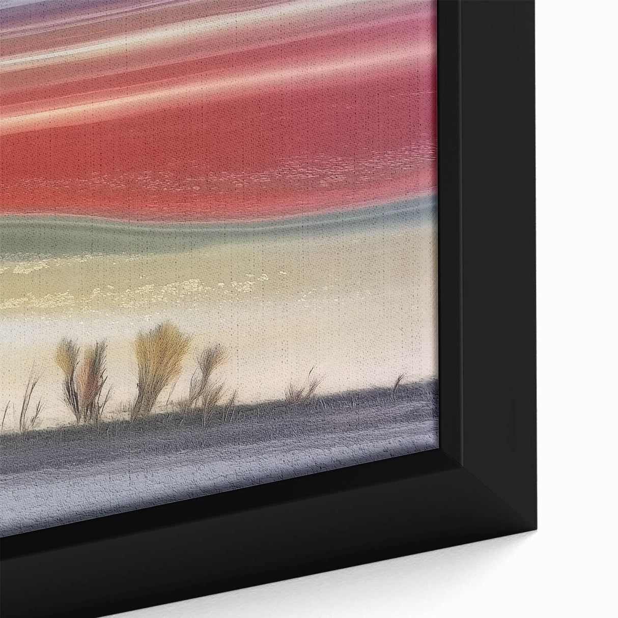 Abstract Office Wall Art – Multicolor Landscape Canvas Print