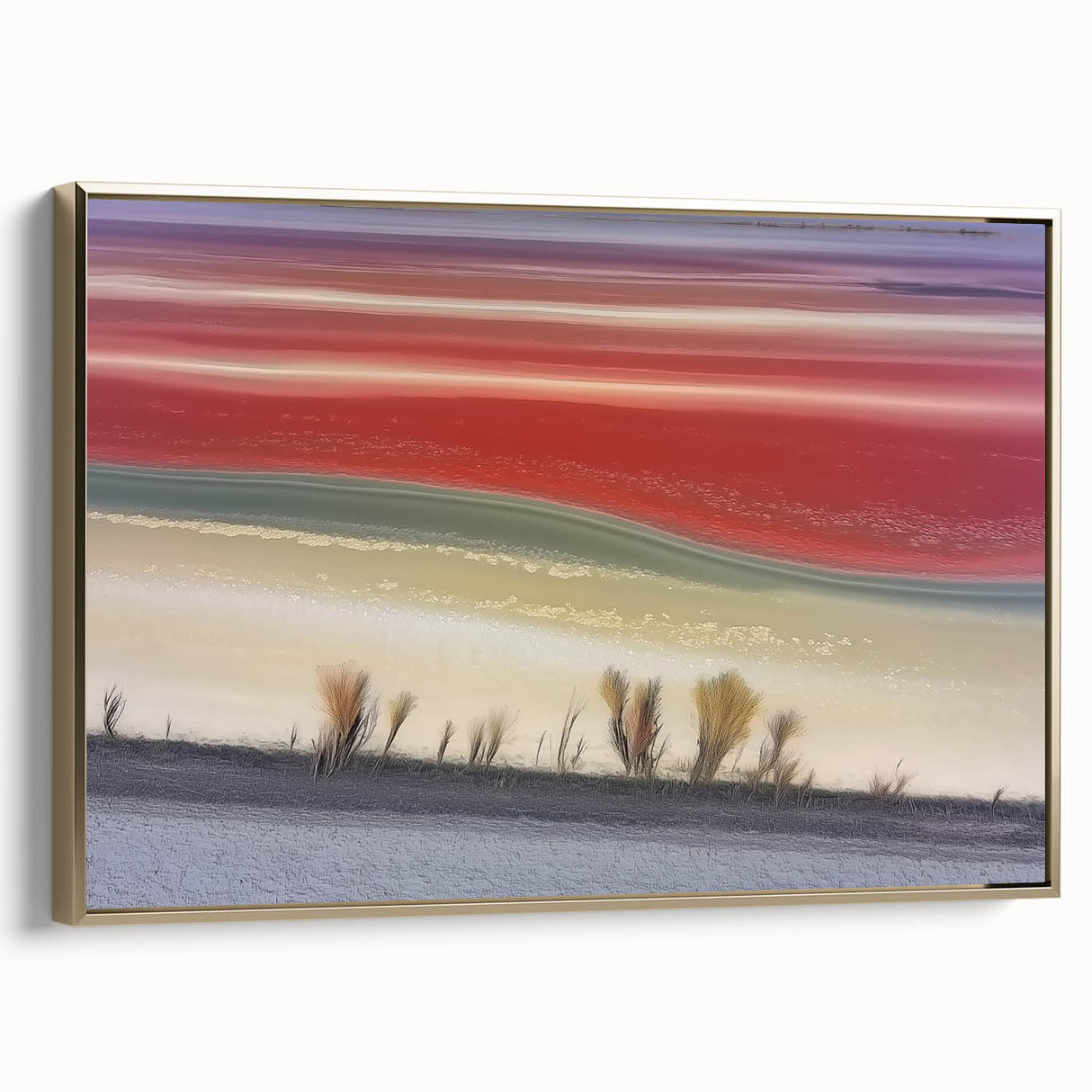 Abstract Office Wall Art – Multicolor Landscape Canvas Print