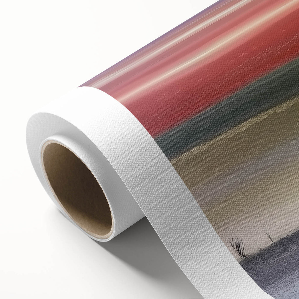 Abstract Office Wall Art – Multicolor Landscape Canvas Print