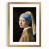 Girl with a Pearl Earring - Classic Baroque Portrait Wall Art Print