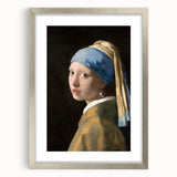 Girl with a Pearl Earring - Classic Baroque Portrait Wall Art Print