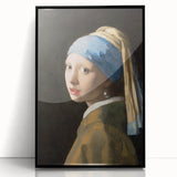 Girl with a Pearl Earring - Classic Baroque Portrait Wall Art Print