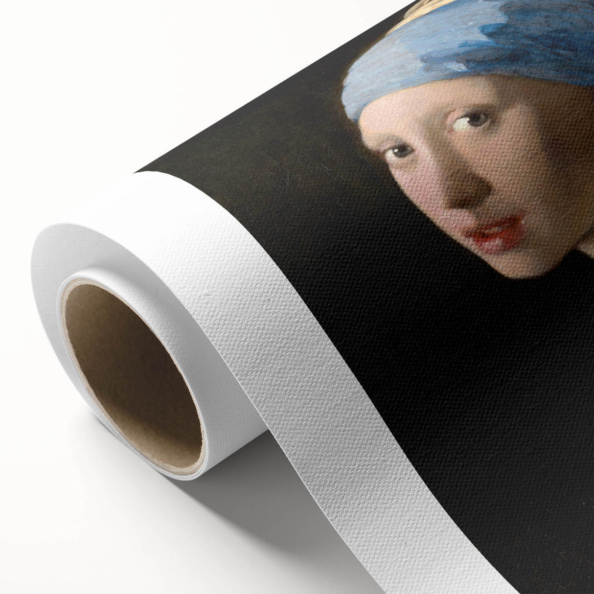 Girl with a Pearl Earring - Classic Baroque Portrait Wall Art Print