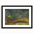 Expressionist Art: Evening Landscape by Weisz-Kubínčan Canvas Print