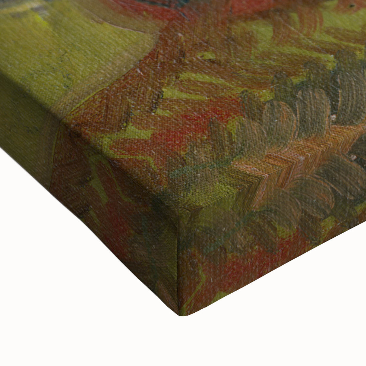 Expressionist Art: Evening Landscape by Weisz-Kubínčan Canvas Print