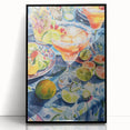 Large abstract wall art featuring mid-century modernist style, with bold black and white acrylic patterns.