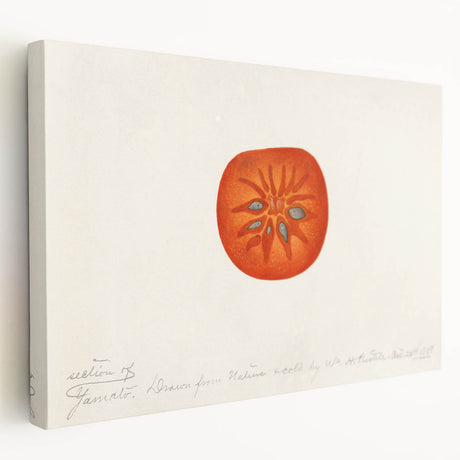 Large canvas featuring an array of vibrant fruits, ideal for kitchen wall art.
