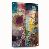 Modern Wall Art: Paul Klee’s Vibrant Abstract Composition with Symbols