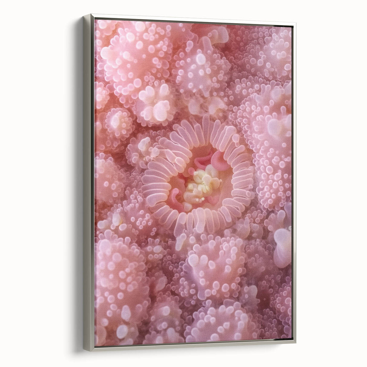 Framed canvas landscape art painting featuring a vintage-inspired colorful forest scene, ideal for living room decor.