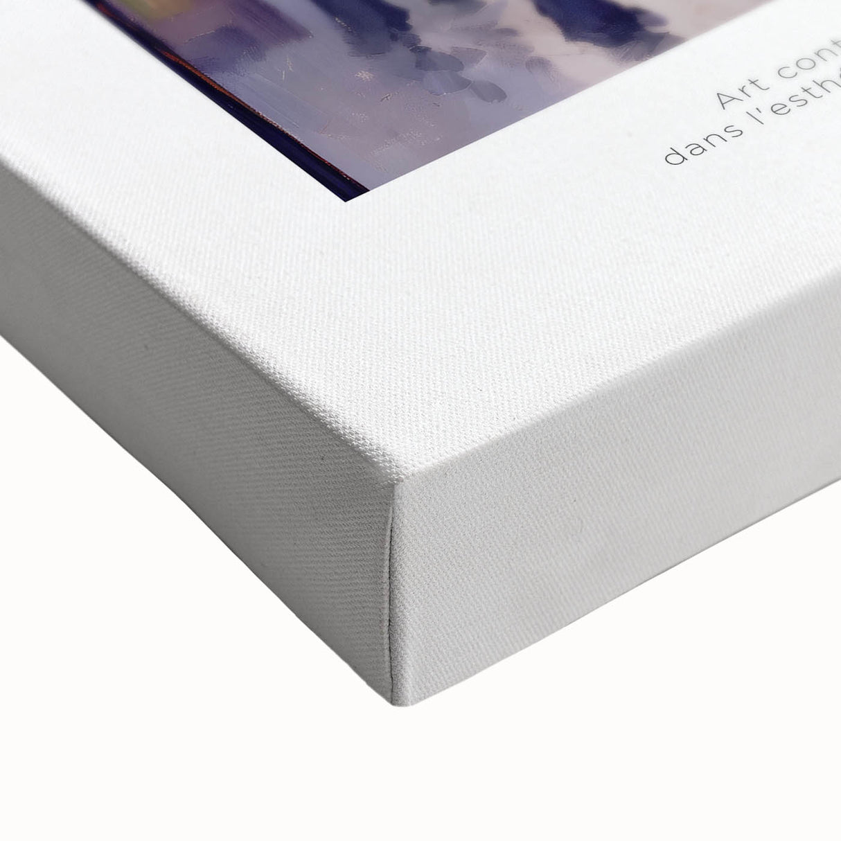 Large art canvas depicting a black and white landscape painting, ideal for bedroom wall decor.