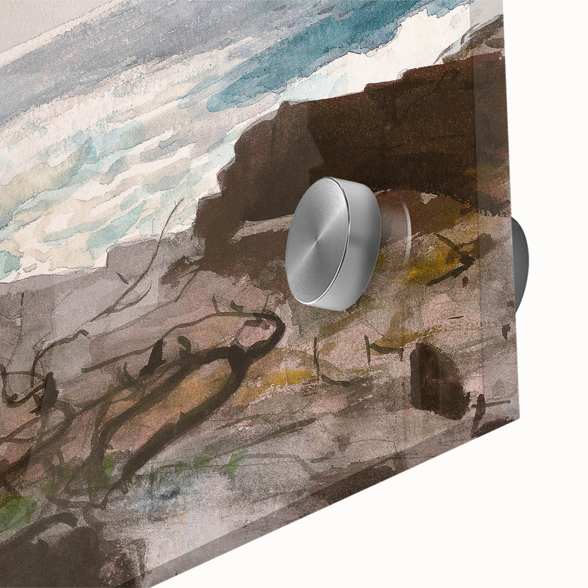 Realism Art Prints - Sunshine and Shadow, Prout's Neck by Winslow Homer
