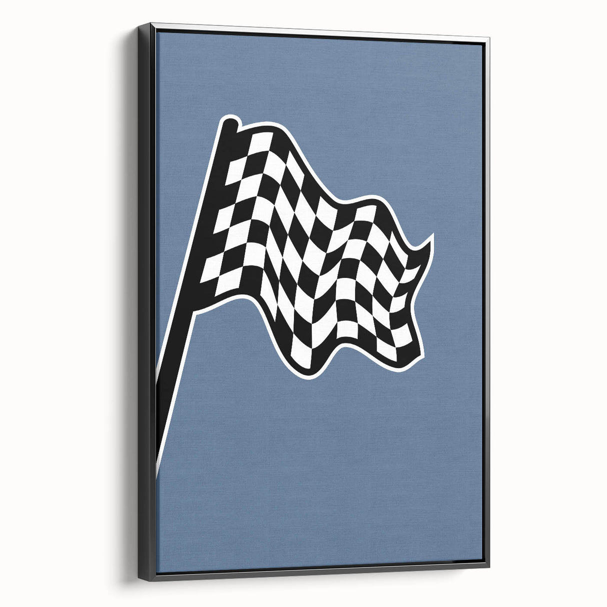 Racing Checkered Flag – Boys Room Wall Art for Speed Enthusiasts