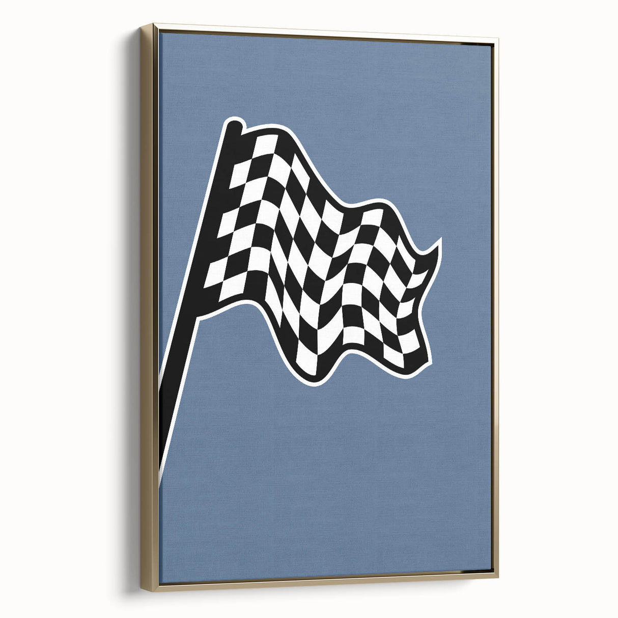 Racing Checkered Flag – Boys Room Wall Art for Speed Enthusiasts