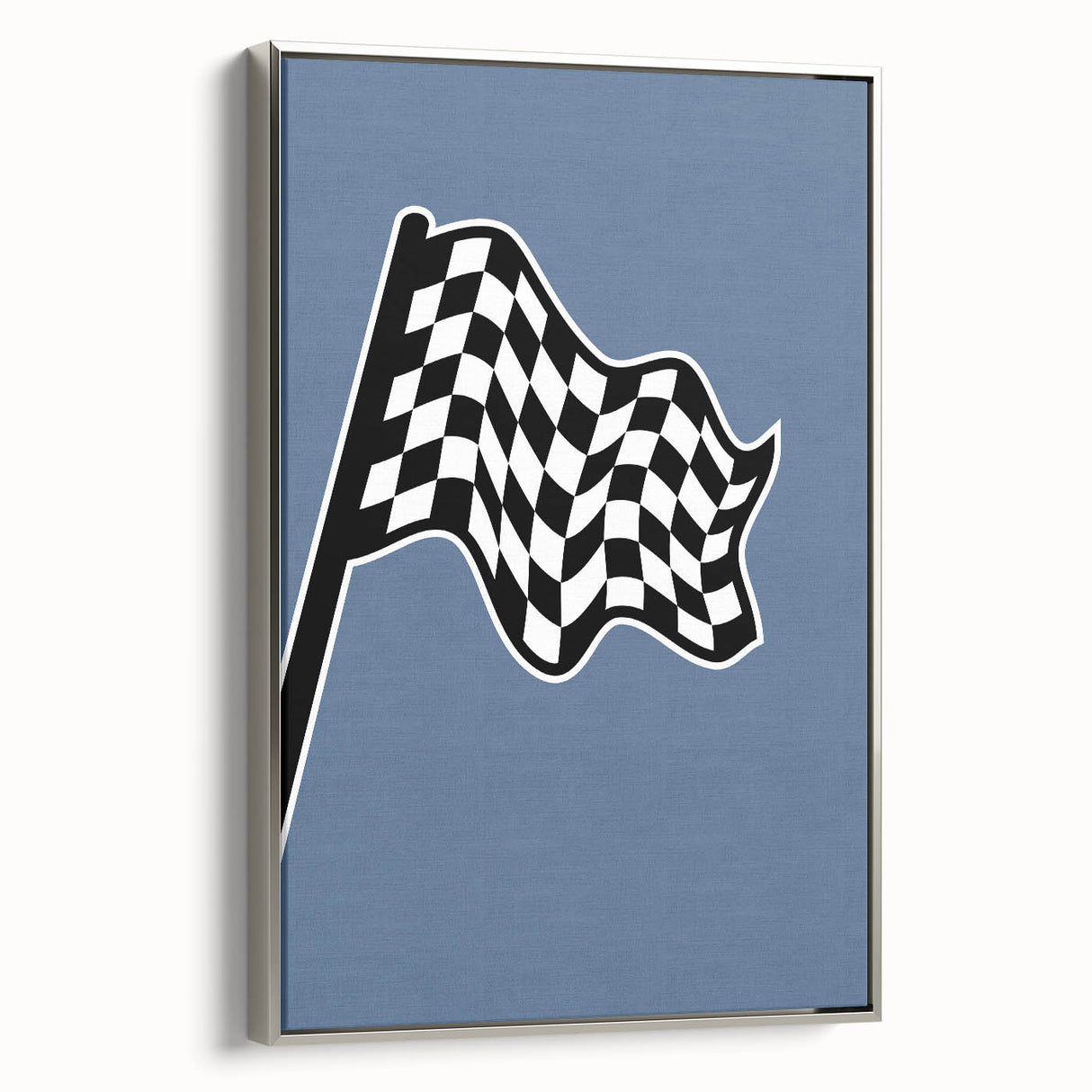 Racing Checkered Flag – Boys Room Wall Art for Speed Enthusiasts