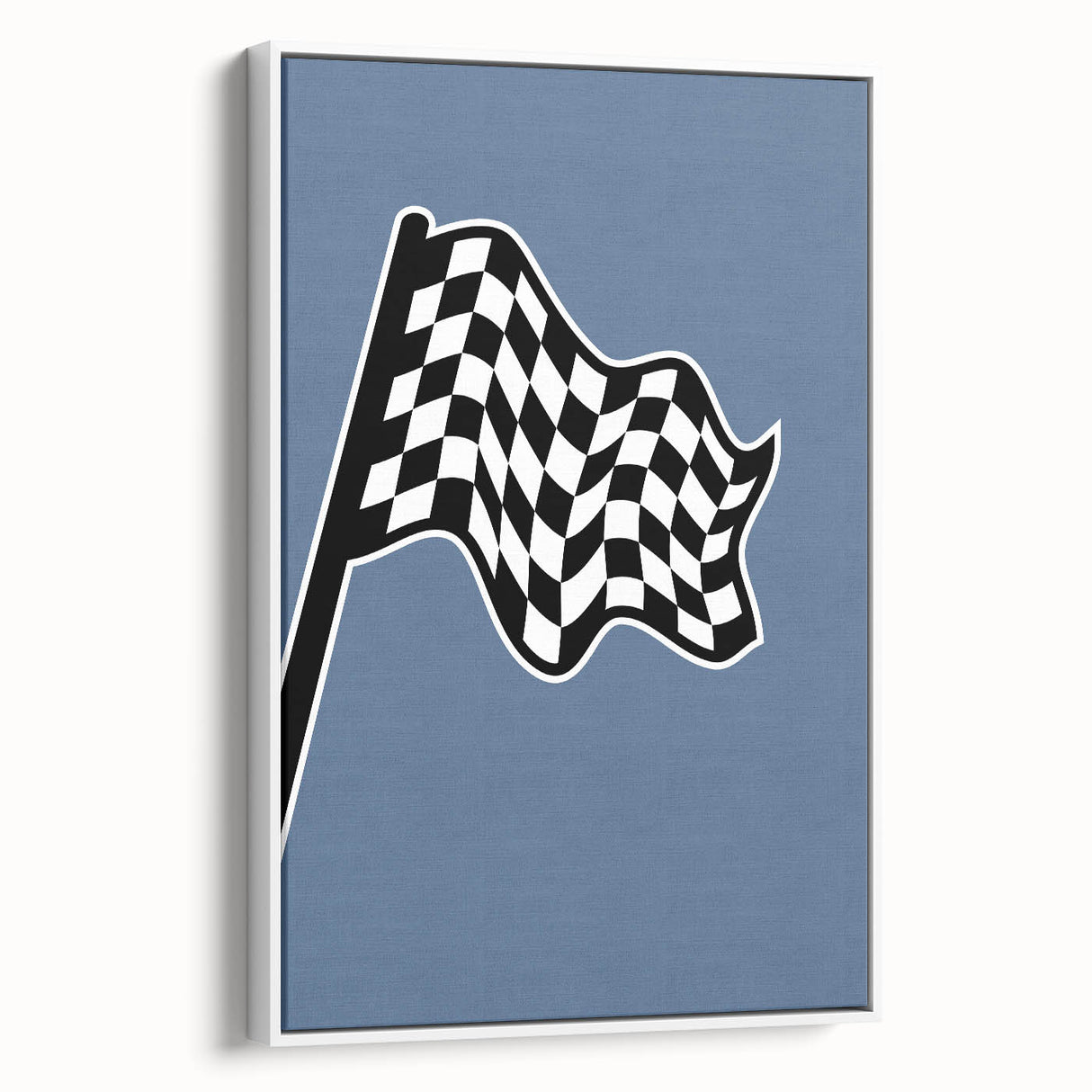 Racing Checkered Flag – Boys Room Wall Art for Speed Enthusiasts