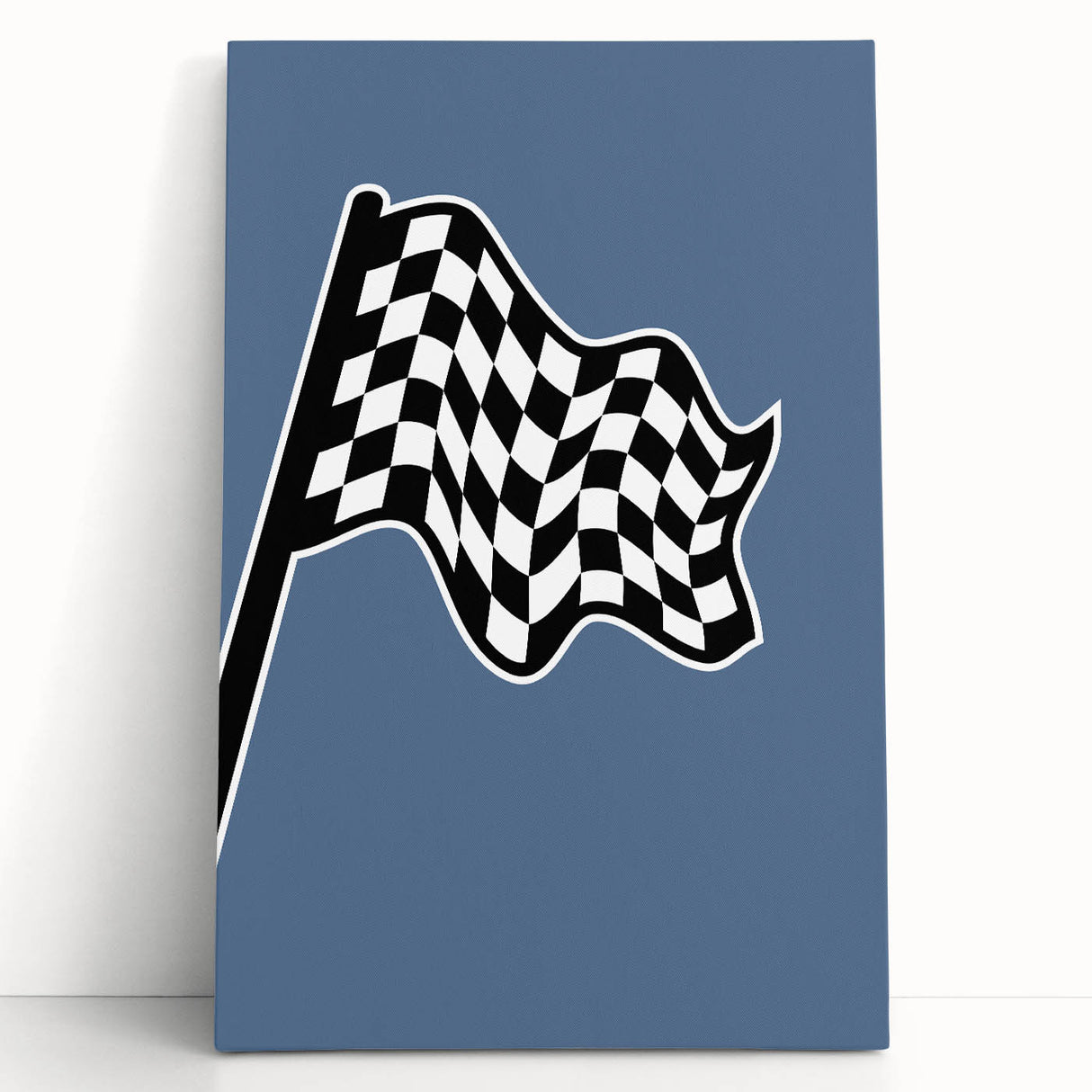 Racing Checkered Flag – Boys Room Wall Art for Speed Enthusiasts