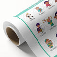 Kids Educational Wall Art - Adjectives Learning Chart