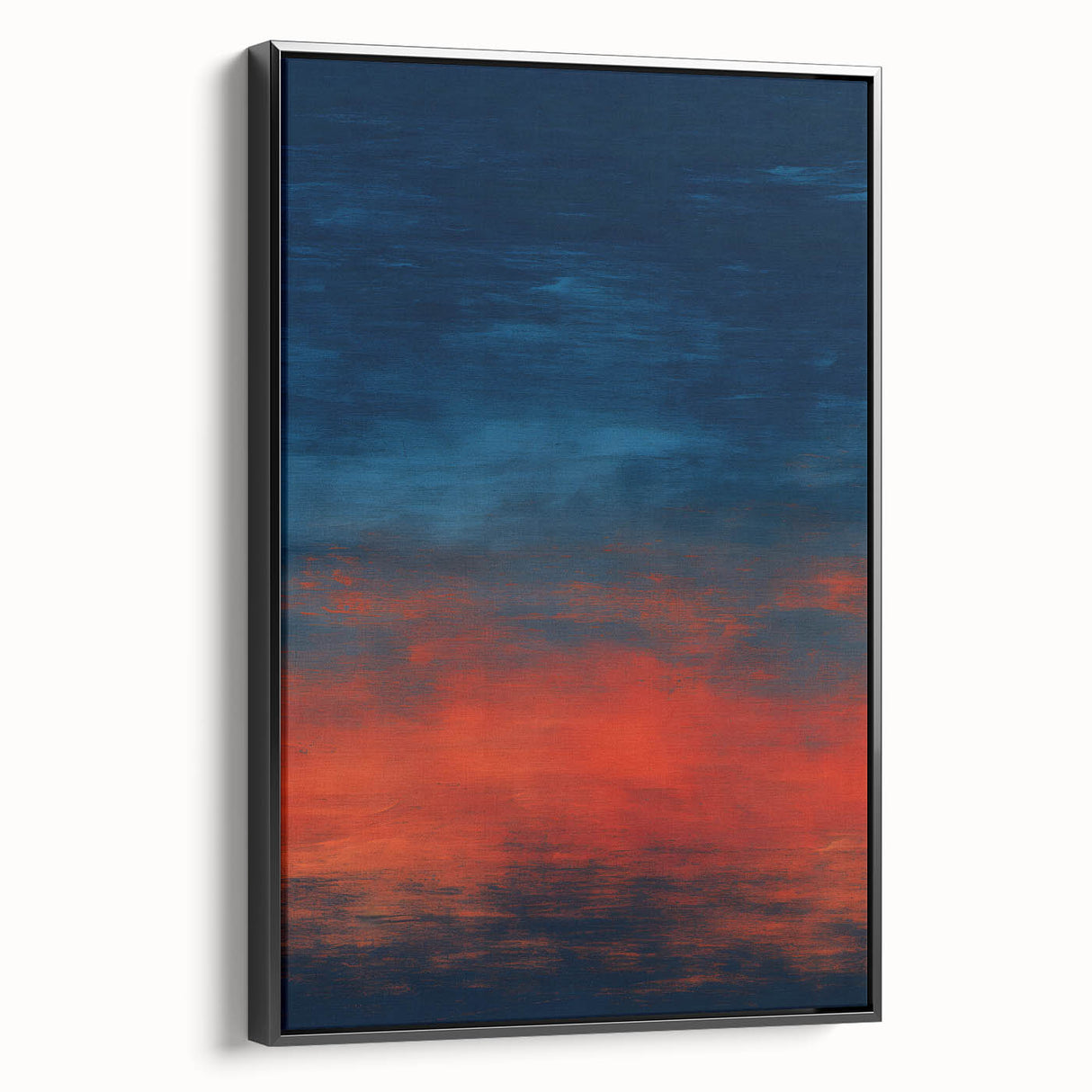 Framed wall art featuring abstract strokes in black and white, showcasing modern design elements. Perfect for contemporary interiors, adding sophistication and style.