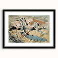 Modern Wall Art: Abstract Landscape Inspired by Paul Nash's Avebury