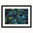 Modern Wall Art: Abstract Garden Scene Inspired by Paul Klee