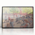 Modern Wall Art: Joyful Children Playing in a Sunlit Meadow