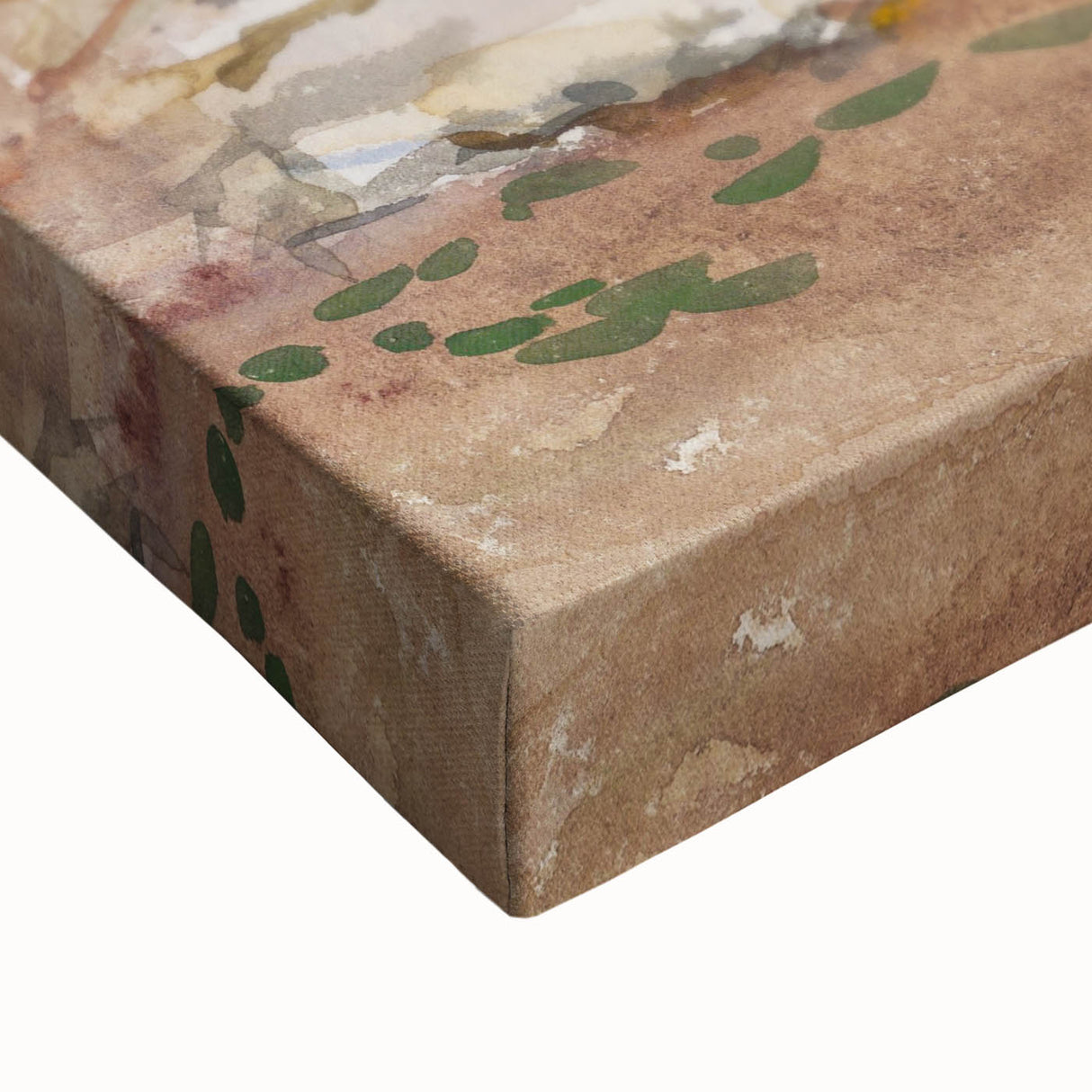 Modern Wall Art: Arched Doorway Watercolor in Earthy and Soft Hues