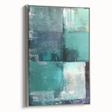 Framed canvas wall art showcasing abstract silver strokes on a textured surface, adding a modern touch to home decor and art enthusiasts' collections.