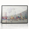 Modern Wall Art: La Rochelle Harbor Scene by Paul Signac