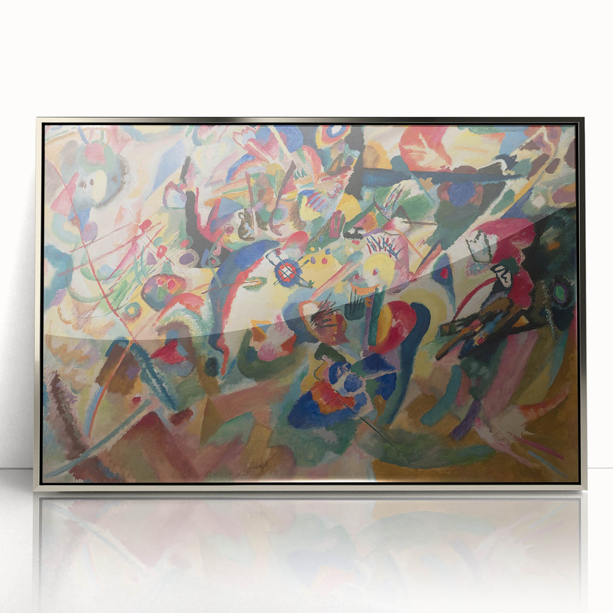 Abstract Modern Art: Sketch for Composition VII by Kandinsky