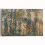 Impressionist Sunrise - Monet's Poplars at Giverny, Elegant Framed Print