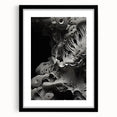 Extra large abstract art print featuring textured swirls in vibrant colors on a framed canvas, ideal for living room decor.