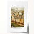 Extra large rolled print featuring a floral design in pastel shades, ideal for dining room or bathroom wall art.