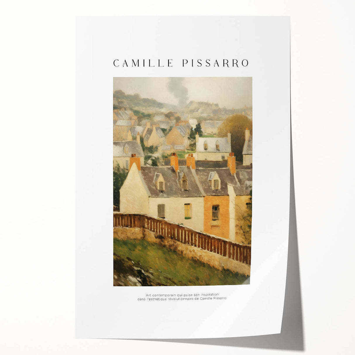 Extra large rolled print featuring a floral design in pastel shades, ideal for dining room or bathroom wall art.