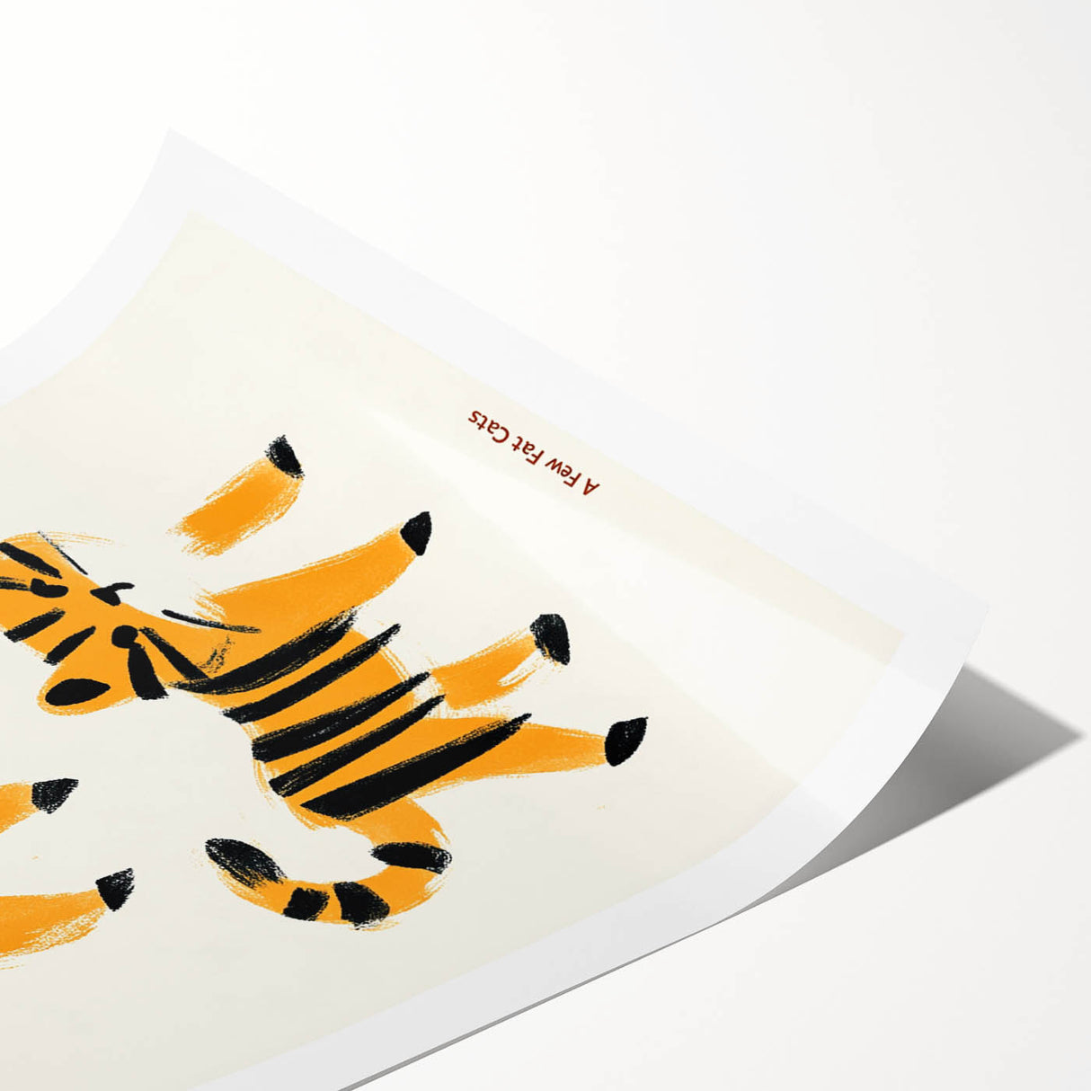 Playful Orange Cats – Boys Room Wall Art for Animal Lovers