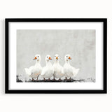 Elegant Geese Nursery Wall Art - Acrylic Nursery Art