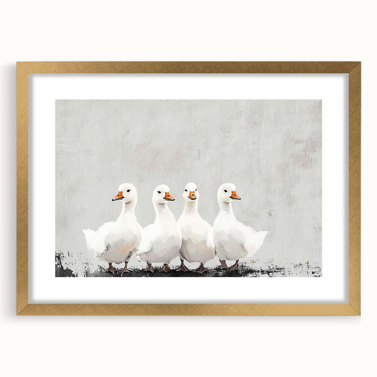 Elegant Geese Nursery Wall Art - Acrylic Nursery Art