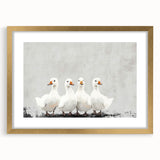 Elegant Geese Nursery Wall Art - Acrylic Nursery Art