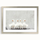 Elegant Geese Nursery Wall Art - Acrylic Nursery Art