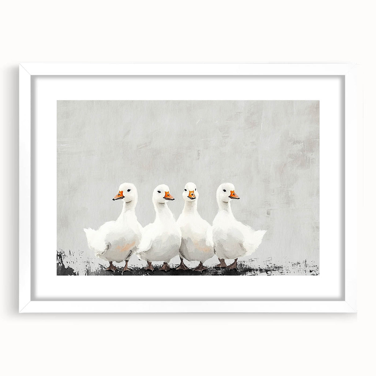 Elegant Geese Nursery Wall Art - Acrylic Nursery Art